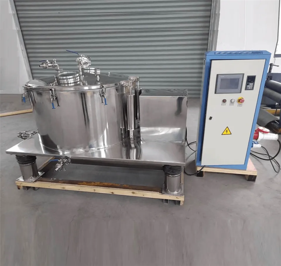 Leggið í bleyti miðflótta etanól útdráttarvél miðflótta útdráttarbúnaður fyrir hampolíu CBD Skipting gerð sprenging - sönnun